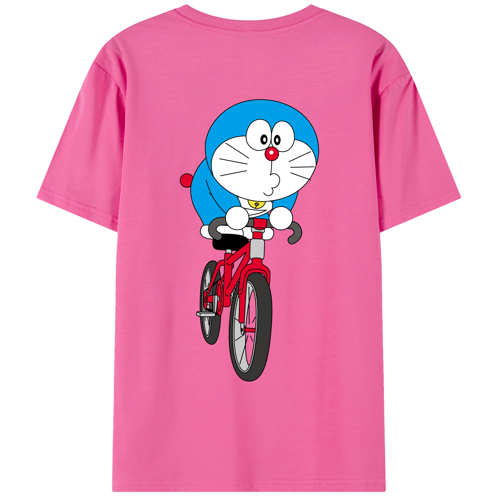 （画像用） ドラえもん Doraemon レディース半袖Tシャツ(バックプリント)